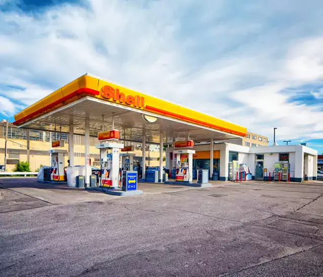 Shell gas station